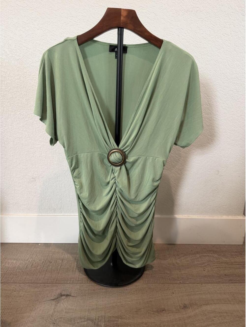 AGB Women's Green Blouse